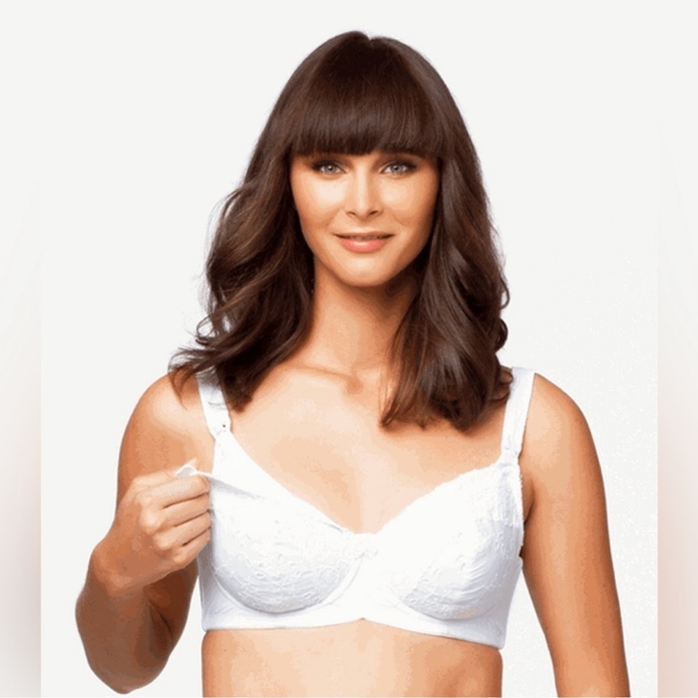 Cake Maternity White Chocolate Lace
Nursing Bra Underwire 40D NWT
